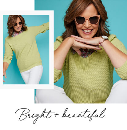 Textured knit jumper